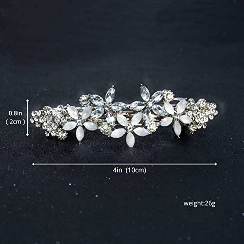 Foto von Golewedy haarschmuck hochzeit Strass-Haarspangen (2 Stück) ausgefallene Braut-Haarspangen Kristall-Haarspange Haarspangen für Frauen Strass-Haarschmuck