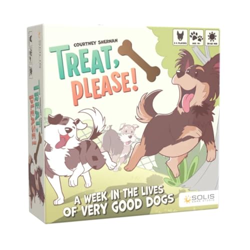 Treat, Please! Juego de mesa familiar de perros 2-4 jugadores miniatura 1
