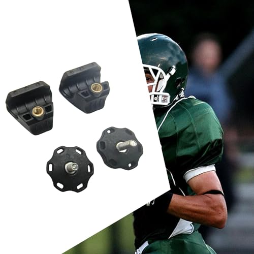 Clips para viseras de fútbol americano y repuestos de hardware para casco 4