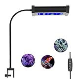 nano meerwasseraquarium led beleuchtung WIFI & BUTTON REMOTE CONTROL: WiFi und Button Remote Control, die das Licht von 0 % bis zum Maximalwert von 2 Kanälen abdunkeln kann. Es ist einfach, mit dem WIFI-Controller mit einem Mobiltelefon zu verbinden und die Anwendung herunterzuladen, um Ihr Licht einzustellen (bitte kaufen Sie den BA10-WIFI-Controller separat in unserem Shop).