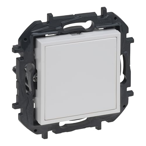 LEGRAND Tapa ciega para instalación empotrada, Gama Niloé Step, Color Blanco, 398306B