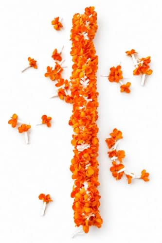 Artificial Jasmine gajra Veni for Hair/paranda/Whi...