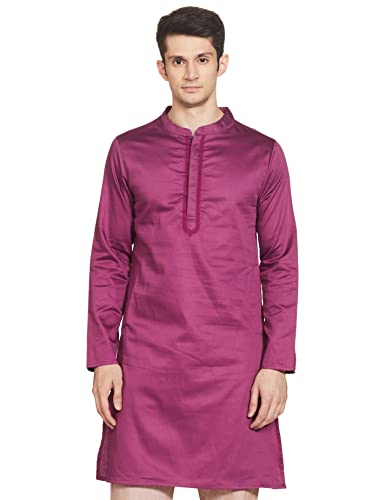 Image of Amazon Brand - Symbol Men's Cotton Regular Fit Long Kurta