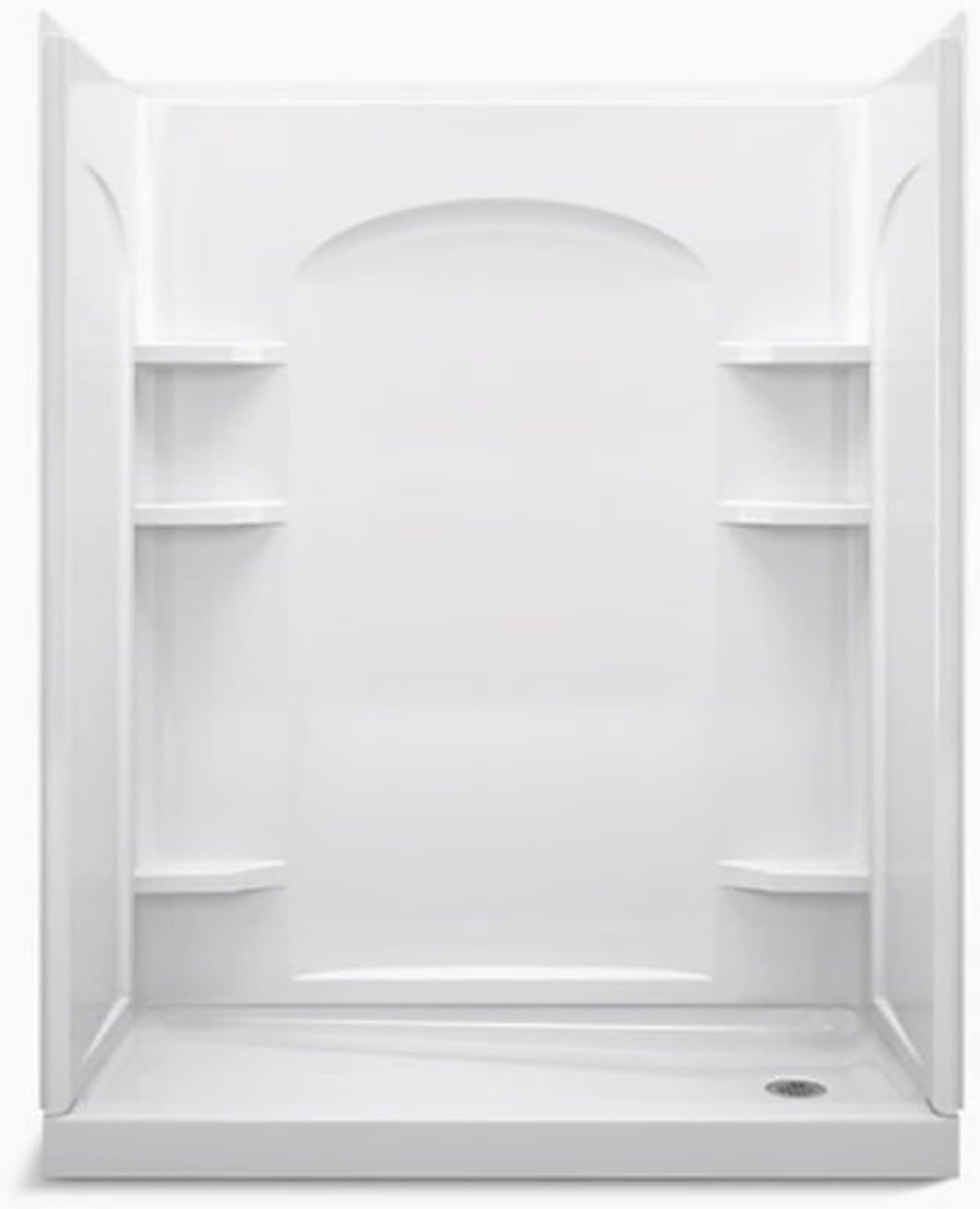 STERLING 72170120-0 Ensemble Shower Kit, 60-Inch x 30-Inch x 76.5-Inch, White