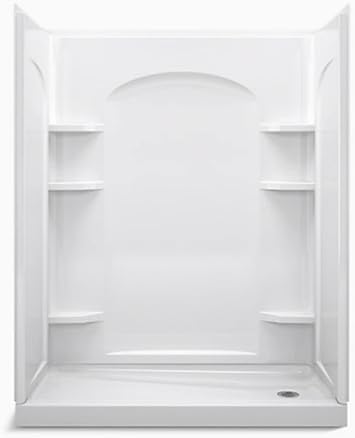 STERLING 72170120-0 Ensemble Shower Kit, 60-Inch x 30-Inch x 76.5-Inch, White