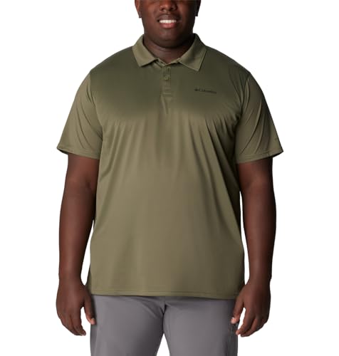 Image of Columbia Men's Solid Regular Fit Hike Polo