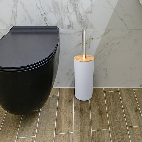Cepillo para inodoro gris pequeño de limpieza profunda 7