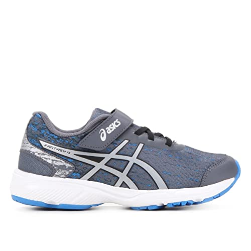 Tênis Asics Fantasy 4 PS Infantil (31, Cinza/Azul)