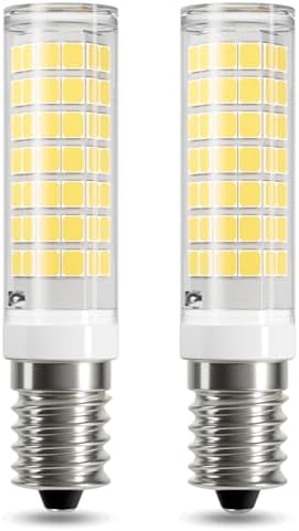 DiCUNO E14 LED Bulb Cooker Hood 4W=50W, 550LM, Cool White 6000K, 2 Pcs