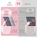 Beetles Gel Nail Tips Short Coffin Pre-Etched Nail Tips, 12 Sizes 288 Pcs Full Cover Soft Tips Half Matte False Nails Clear Acrylic Press on Nails Extension DIY Manicure Gifts for Women