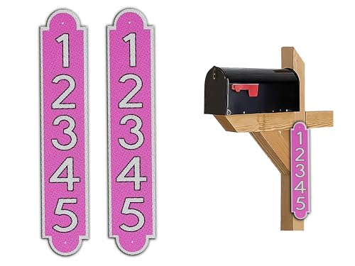 Curb N Sign Mailbox Number Plaque - Aluminum Composite