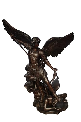 Estatua grande de bronce Arcángel Miguel