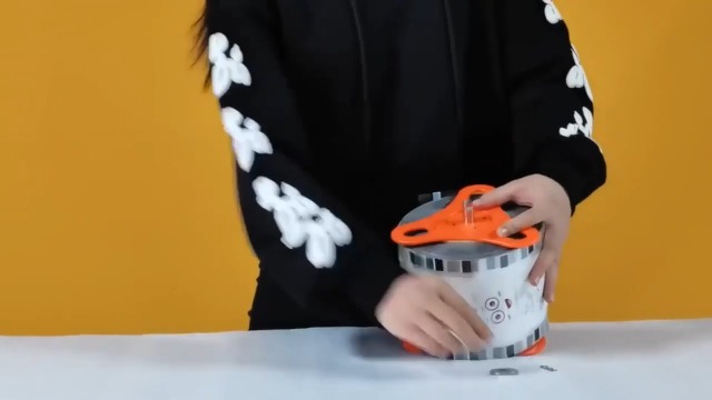 JIAWANSHUN Manual Cup Sealing Machine 300-500 Cups/Hour Electric Cup Sealer for 180mm Tall & 95mm Cup 110V