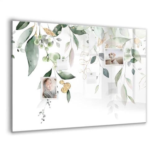 Tableau de planification en verre magnétique pour effacer sans traces ni rayures 100x70