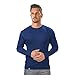 Produktbild ALPIN LOACKER Merino Langarmshirt Herren I Aktmungsaktives Merino Wolle Funktionsshirt Herren Langarm für Outdoor und Sport I Merino Unterwäsche Herren, Blau M