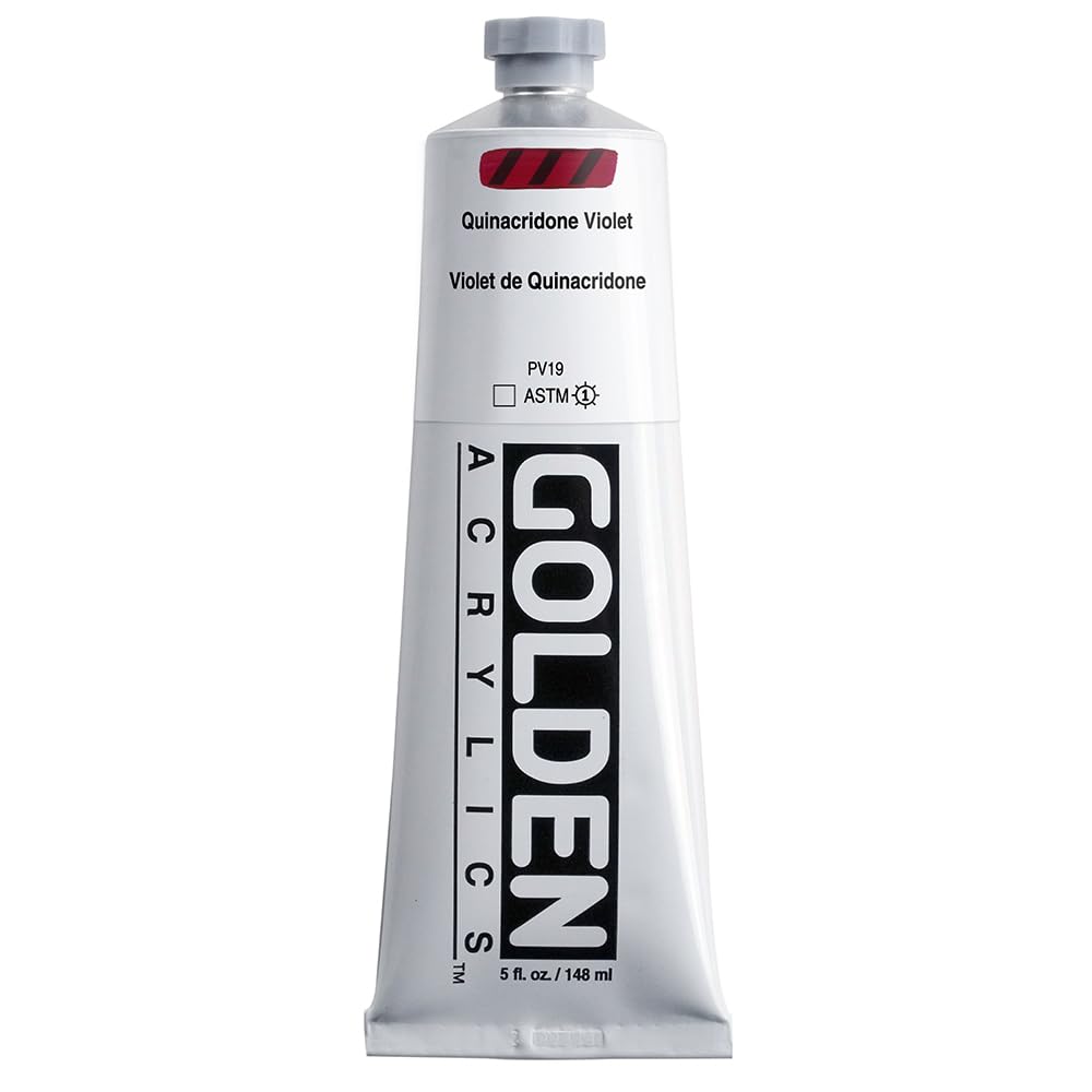 Golden Heavy Body Acrylic - Quinacridone Violet - 5oz Tube