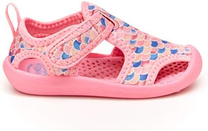 OshKosh B'Gosh Girls Aquatic Water Shoe Sport Sandal, Fuchsia/Multi, 9 Wide Toddler | Image 6