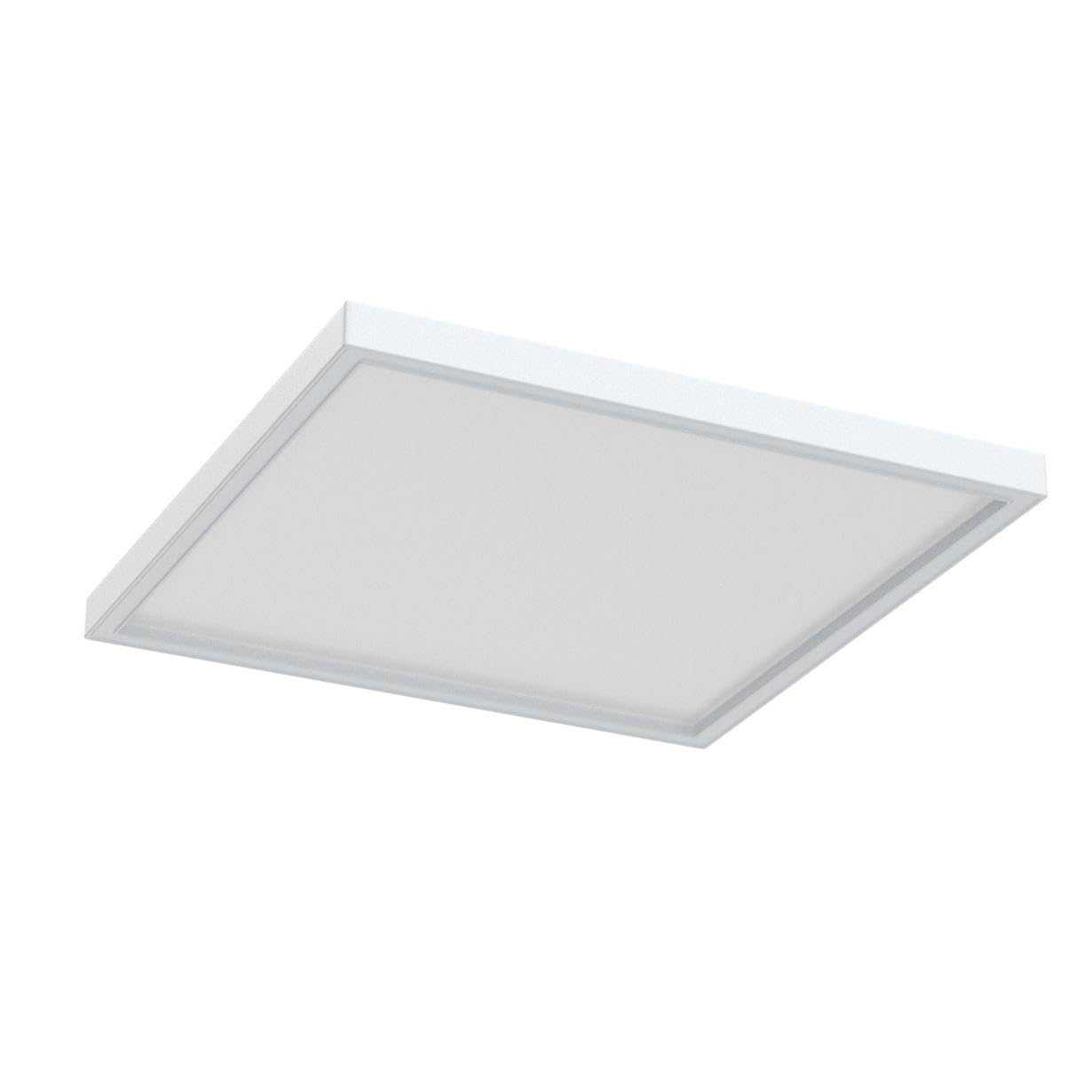 EASY EAGLE Plafoniera LED Dimmerabile Con Telecomando, 36W Lampada da Soffitto Moderna 3000-6500K IP44 3240LM Quadrata Pannello Luce per Camera Cucina Soggiorno Ø30 Bianco