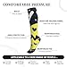 Graduated Compression Socks 15-20mmHg, Love you with all my heart 2 Black-2 Performance Calf Sleeves for Running, Travel Daily Wear