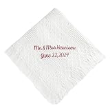 THINGS REMEMBERED Embroidered White Heart Throw Blanket (Free Customization)