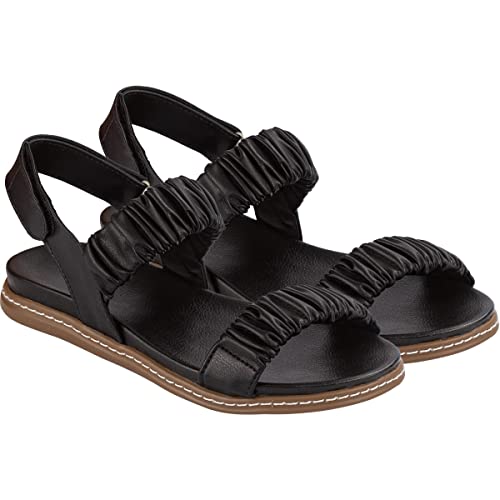 Sandalia Feminina Birken Papete Confort Macia Tratorada ModaPreto37