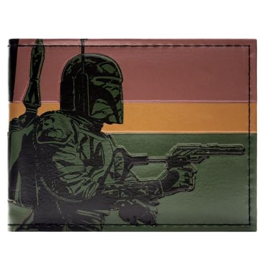 Return of the Jedi Star Wars Boba Fett Rogue Assassin cazarrecompensas Multicolor Cartera