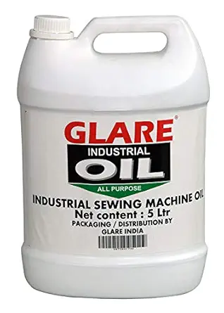 Glare India Sewing Machine All Purpose (Water White) Lubrication Oil -5 LTR
