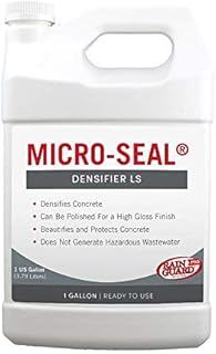 Rain Guard Water Sealers CR-0801 Micro-Seal Concrete Densifier LS Covering up to 800 Sq. Ft. on Horizontal Surfaces. Can Produce a Gloss Finish. 1 Gallon 100% Lithium Silicate Professional Grade