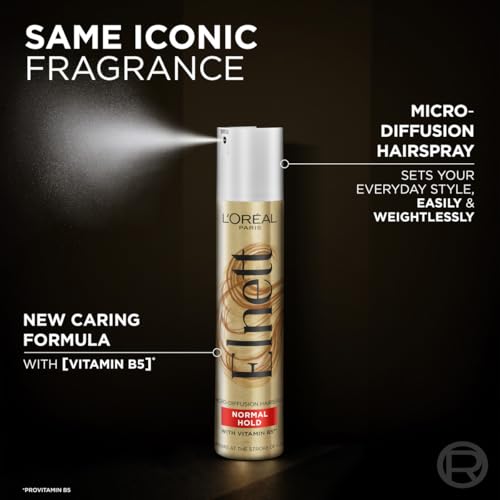 L'Oreal Paris Elnett Hairspray for Normal Hold, 400ml - Image 5
