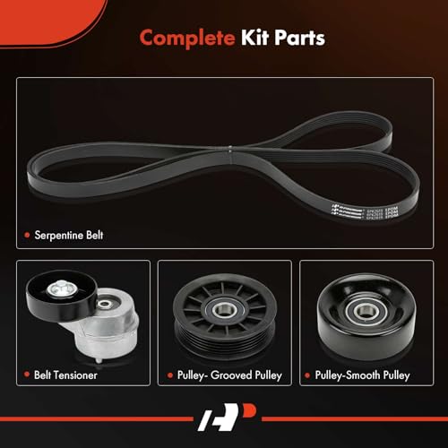 Kit de correa serpentina para Ford F-150 2007 2008 con motor 4.2L 2