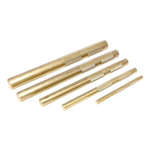 Image of Mayhew Tools 67003 Brass Drift Punch, 5-Piece Set
