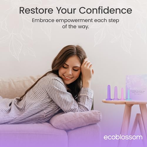 Ecoblossom Conjunto de dilatador de silicone - os dilatadores mais confortáveis para mulheres com do