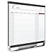 Quartet Dry Erase Calendar Board, Planner, Magnetic Whiteboard, 4' x 3', Monthly, Total Erase Surface, Prestige 2 (CP43P2)