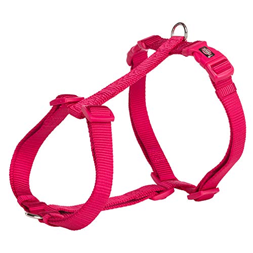 Image of Trixie Premium Dog H Harness, Enhance Your Canine Companion's Comfort and Safety - S-M (42-60cm,15mm Fuchsia)