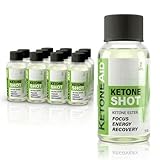 KetoneAid Ketone Shot | Ketone Ester Energy | No Sugar, No Caffeine (12 Count)