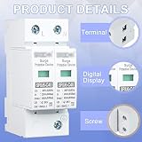 Zabezpieczenie przeciwprzepięciowe PV, zabezpieczenie przeciwprzepięciowe AC: ochrona przeciwprzepięciowa 220 V, ochrona przed przepięciem, urządzenie przeciwprzepięciowe, 2P 40KA, ogranicznik