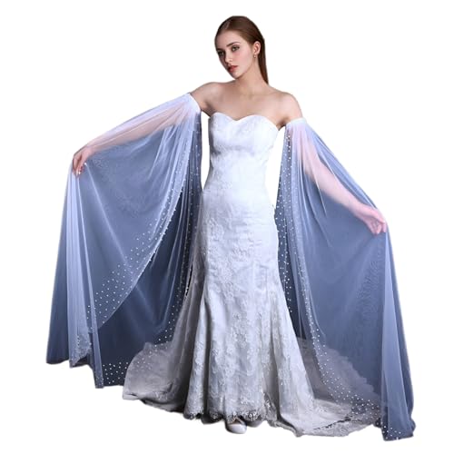 Velo mangas de brazo para bodas y vestidos largos elegantes de fiesta o graduación