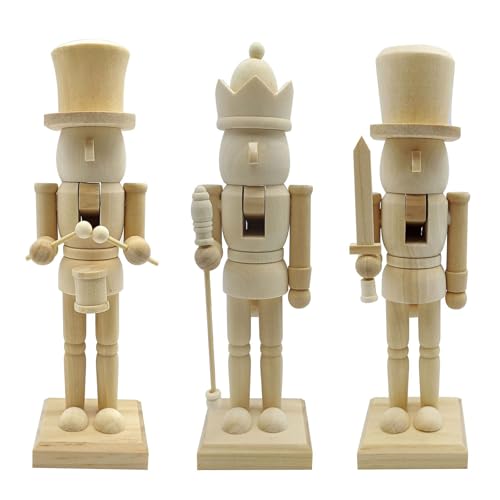 Kashyke Nussknacker Figur aus Holz zum Selbstgestalten 26cm,...