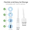 H2ofloss USB Charging Cable for Water Flosser, Compatible with Certain Portable Water Flossers that Utilize a 2-Round Pin Charging Interface