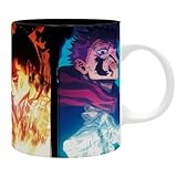 ABYSTYLE - Jujutsu KAISEN Taza Yuji & Aoi vs Mahito - Producto oficial - Taza cerámica 320ml impresión alta calidad anime