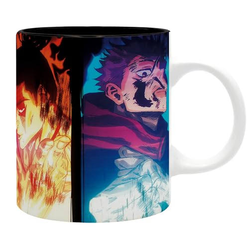ABYSTYLE – JUJUTSU KAISEN Mug Yuji & Aoi vs Mahito – Produit Officiel – Tasse Céramique 320...