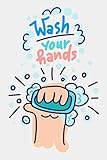  wach your hand: Lined Notebook / Journal Gift , 110 Pages 6x9 Soft Cover, Matte Finish , For College Students,Moms,Kids,Teens ...