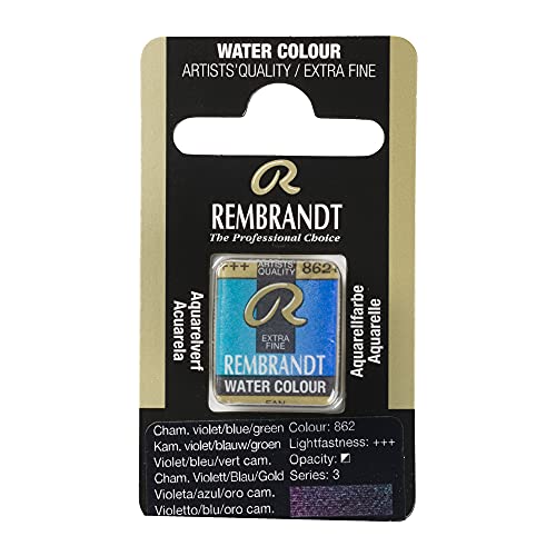 Rembrandt Watercolour - Half Pan - Chameleon Violet/Blue/Green (862) Series 3 Cover