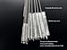 KINGSEM 12 PCS Straw Cleaner Brush kit with 2mm-25mm /6.5-10 INCH for Tube and Pipe.Tumbler, Sippy Cup, Bottle with Straw,Hummingbird feeders and Drinking Straw, Brushes for Cleaning Tanks