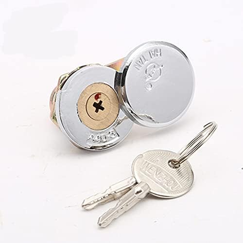Cam Lock,Security Mailbox, Useful Steady Padlock for Door Cabinet Drawer Cupboard camlock 16mm + 2 Keys
