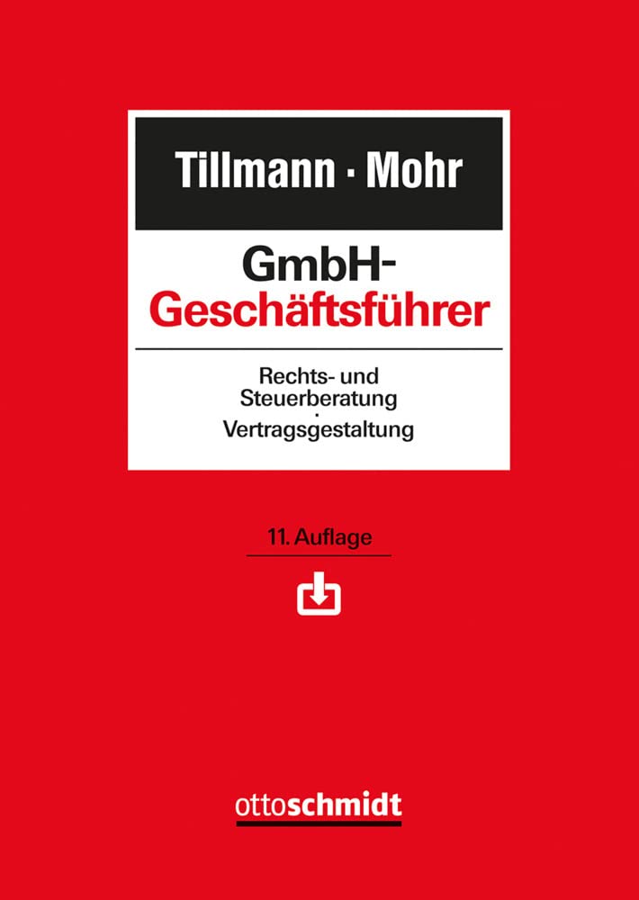 GmbH-Geschäftsführer: Rechts- und Steuerberatung, Vertragsgestaltung.