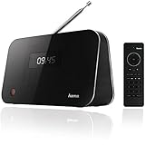 Dimmbares LCD-Display mit Hintergrundbeleuchtung, Uhrzeitabgleichung über DAB/DAB+