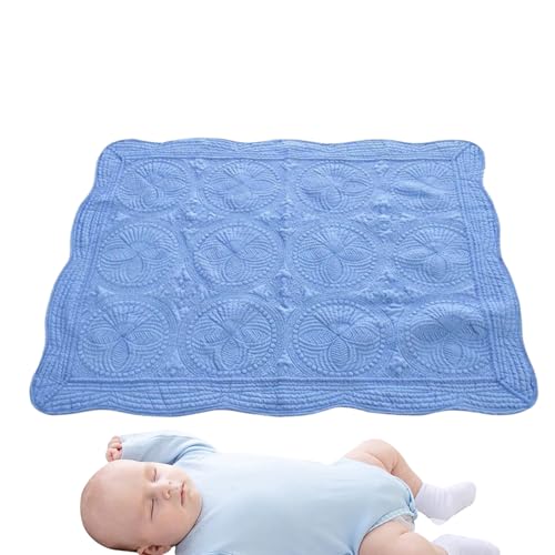 Genérico Edredón para Bebé - Manta Infantil Acolchada con Relieve - Lavable a Máquina, Portátil, para Cochecito y Viaje