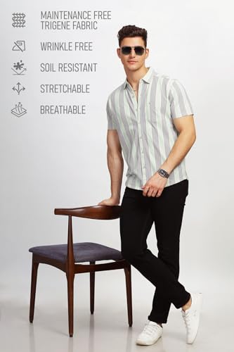 Image of BULLMER Trendy Regular Fit Printed Causal Shirt for Men - Pack of 1