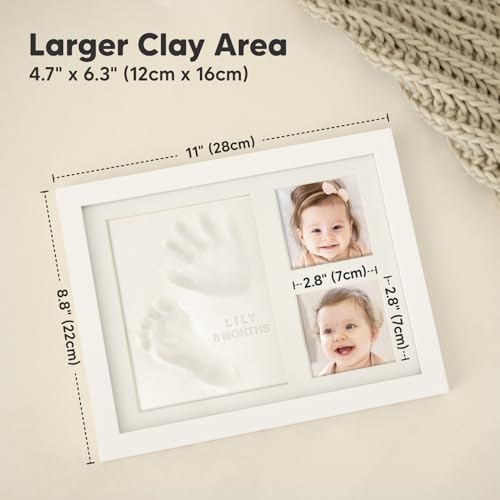 Keababies Baby Hand And Footprint Kit - Baby Footprint Kit, Baby Keepsake thumb #3